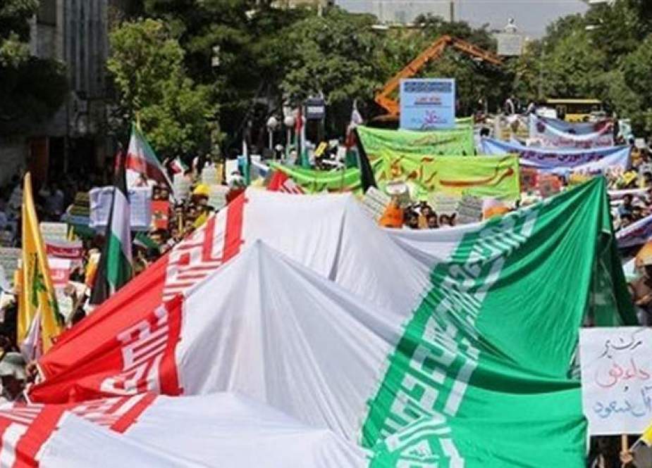 يهود إيران يشاركون في مسيرات "يوم القدس العالمي"