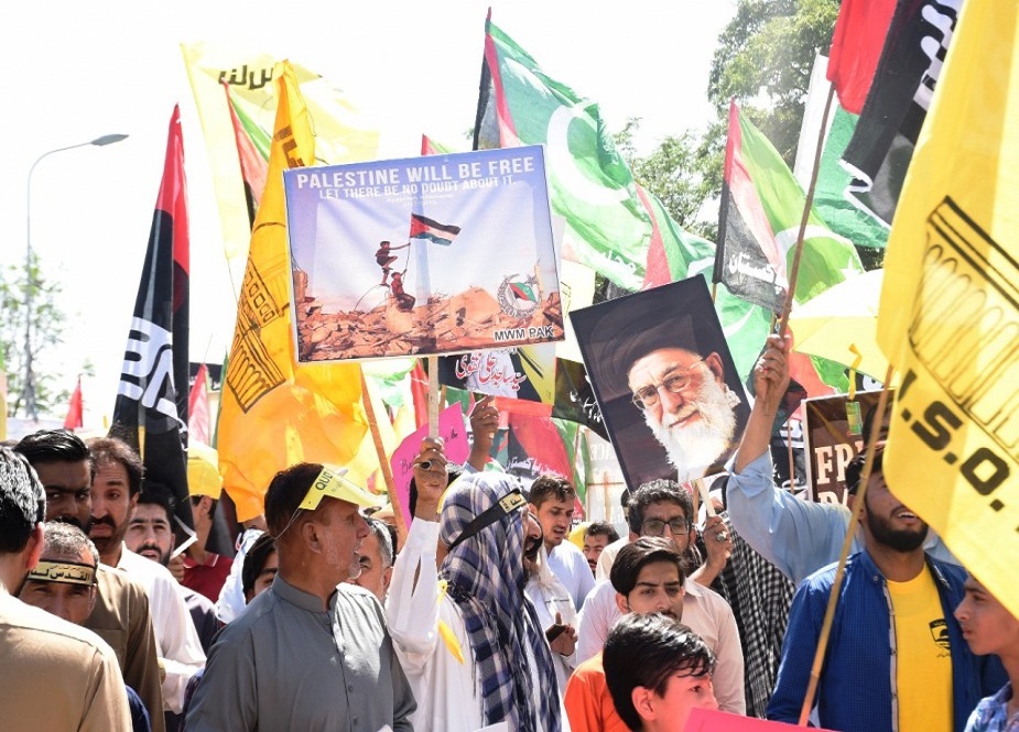 اسلام آباد میں شیعہ سنی تنظیموں کی جانب سے مشترکہ القدس ریلی کا انعقاد