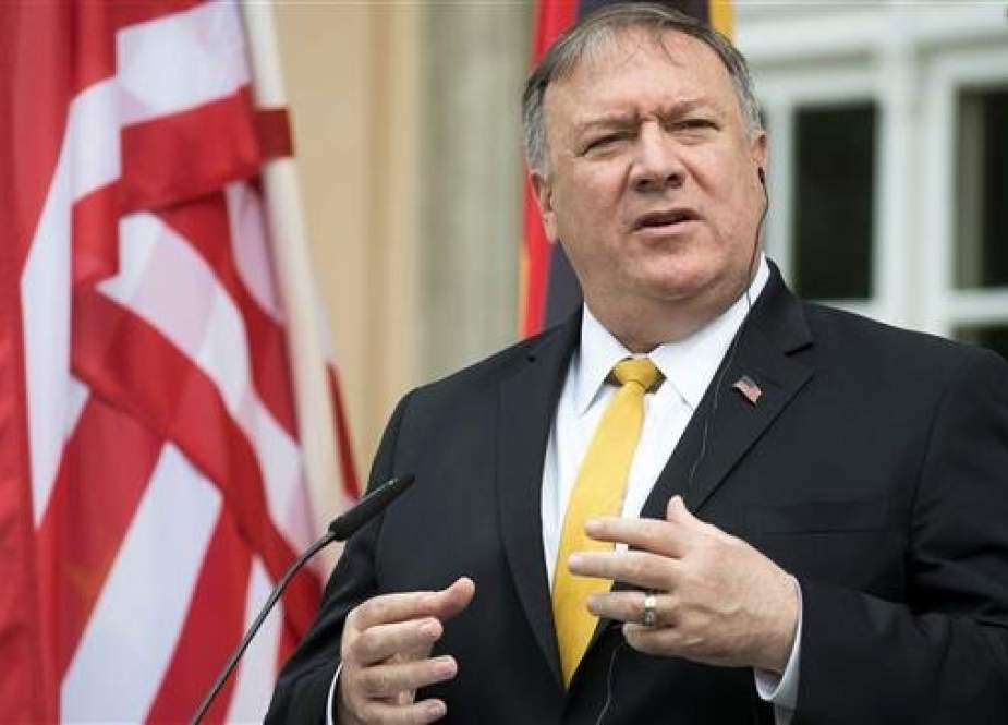 US Secretary of State Mike Pompeo speaks at Villa Borsig in north Berlin on May 31, 2019. (AFP photo)