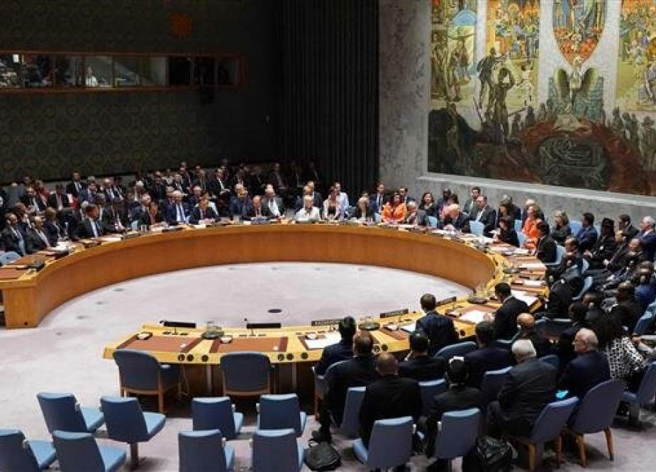 A file photo of a United Nations Security Council meeting