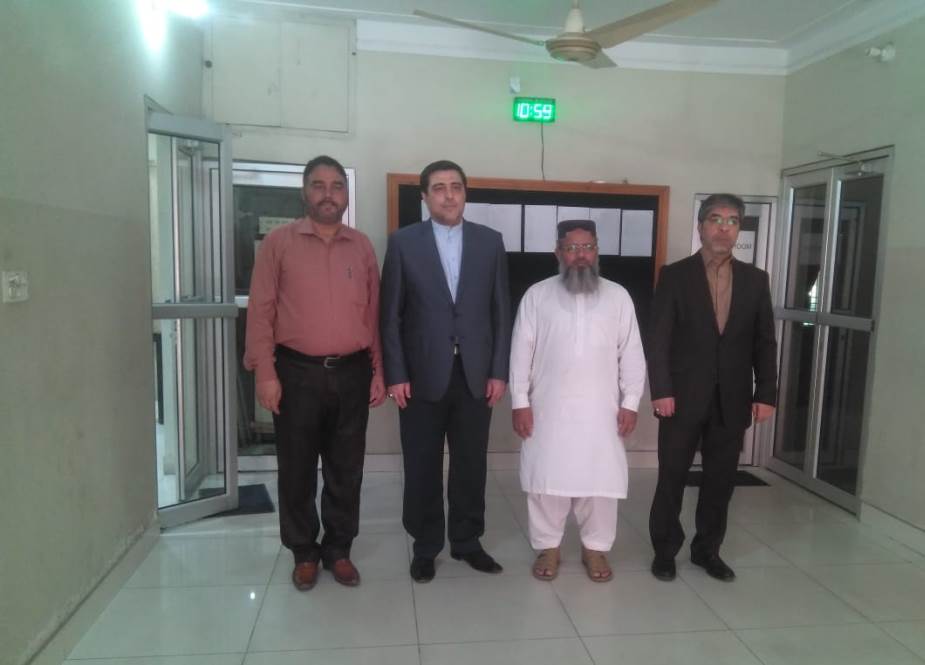 لاہور میں ایران کے قونصل جنرل محمد رضا ناظری کا جامعہ نعیمیہ کا دورہ