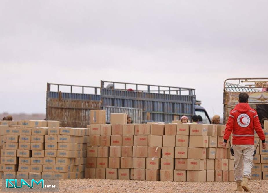 توزيع مساعدات غذائية على أهالي الطيبة وبصر الحرير بريف درعا