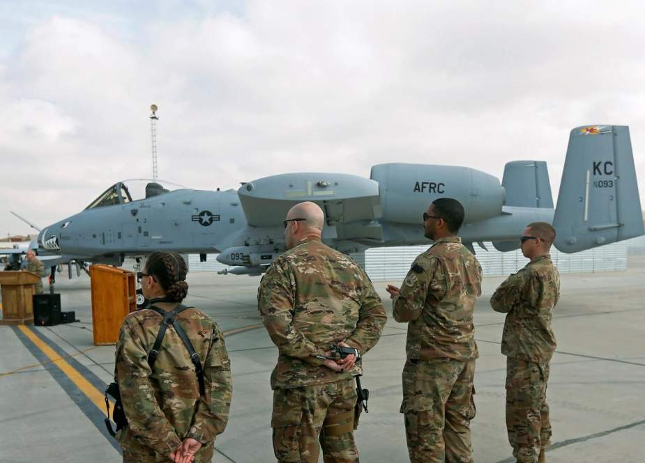 US air force personnel stand by an US A-10 aircraft, one of a squadron that arrived at the Kandahar air base, Afghanistan, on January 23, 2018. (Photo by Reuters)