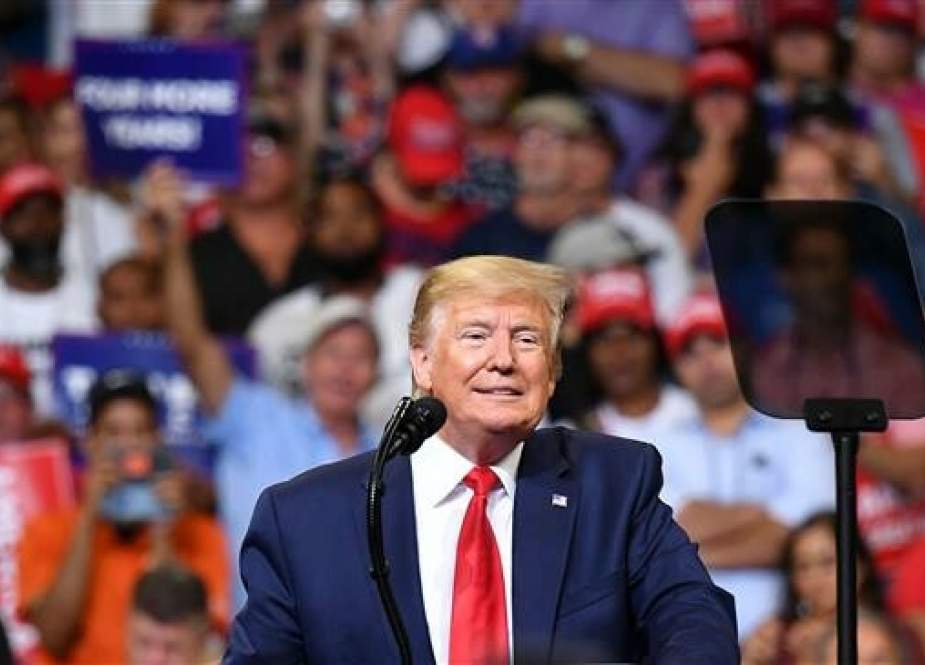 US President Donald Trump speaks during a rally at the Amway Center in Orlando, Florida to officially launch his 2020 campaign on June 18, 2019. (AFP photo)