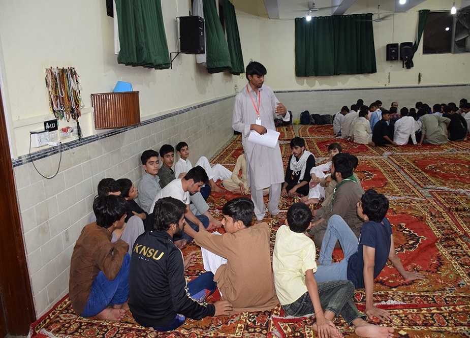 اسلام آباد، آئی ایس او کے زیراہتمام مرکزی محبین ورکشاپ میں اسٹڈی سرکلز کی تصاویر