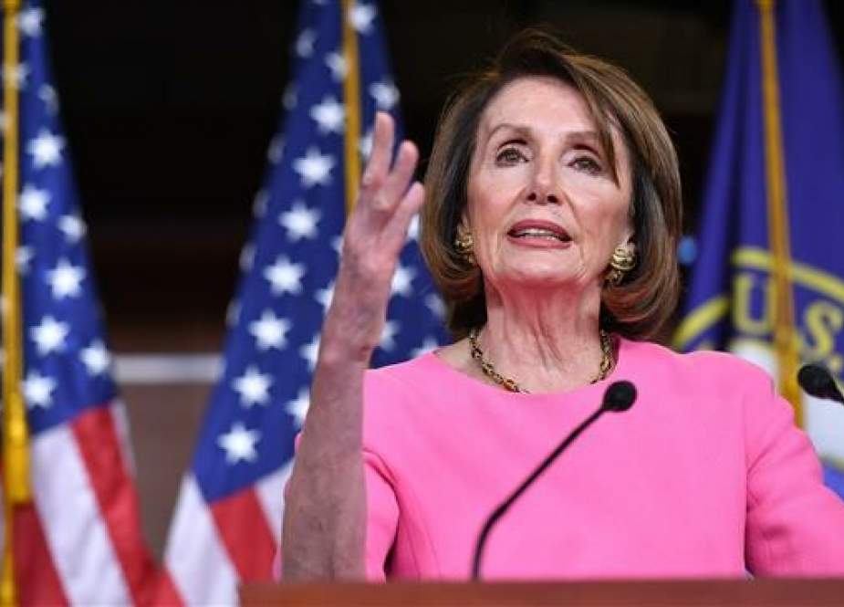 US House Speaker Nancy Pelosi speaks during her weekly press conference at the US Capitol in Washington, DC, on May 23, 2019. (AFP photo)