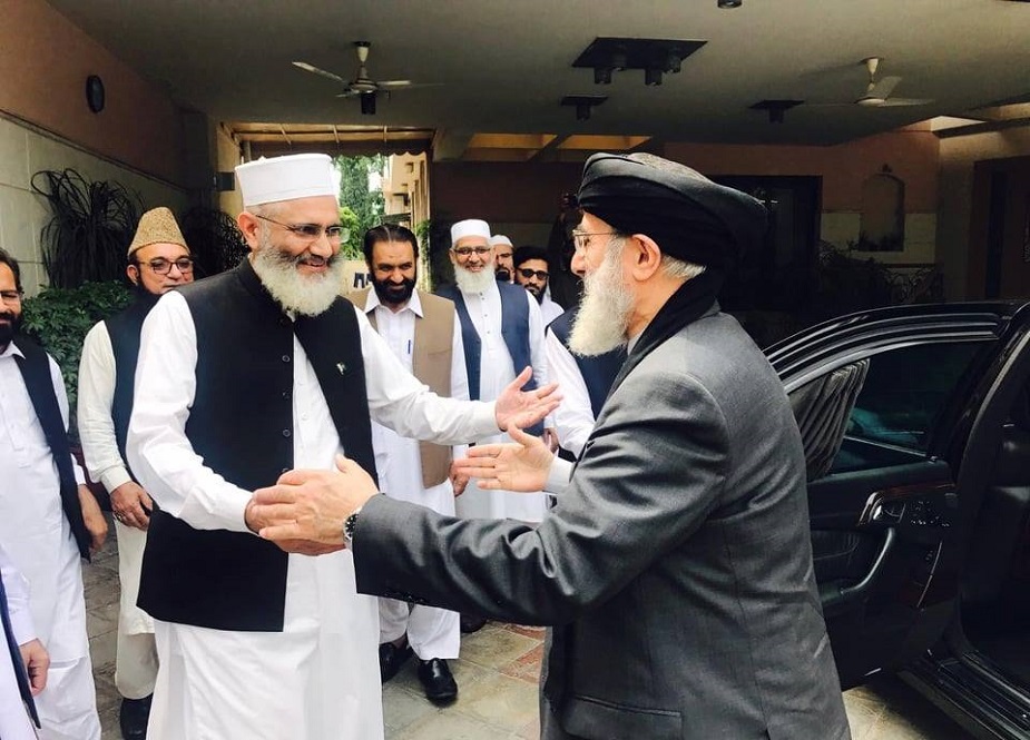 اسلام آباد، امیر جماعت اسلامی کی جانب سے حزب اسلامی افغانستان کے سربراہ کے اعزاز میں دیئے گئے استقبالیہ کی تصاویر