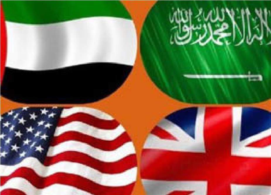 اسلامی جمہوریہ ایران کے خلاف امریکہ، برطانیہ، سعودی عرب اور متحدہ عرب امارات کا مشترکہ بیانیہ