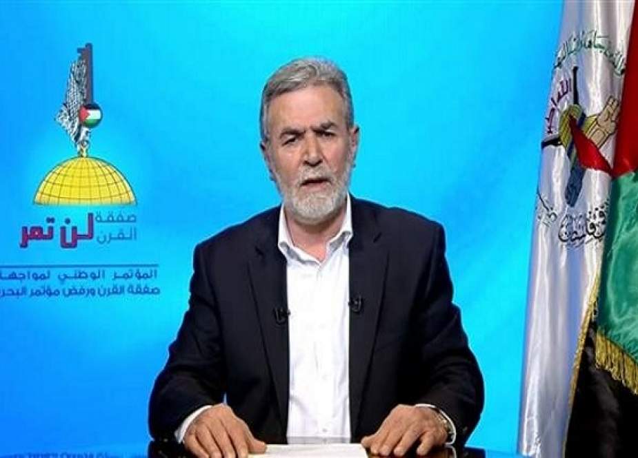 The Secretary-General of the Palestinian Islamic Jihad resistance movement, Ziad al-Nakhala (Photo by Arabic-language Palestine al-Yawm news agency)