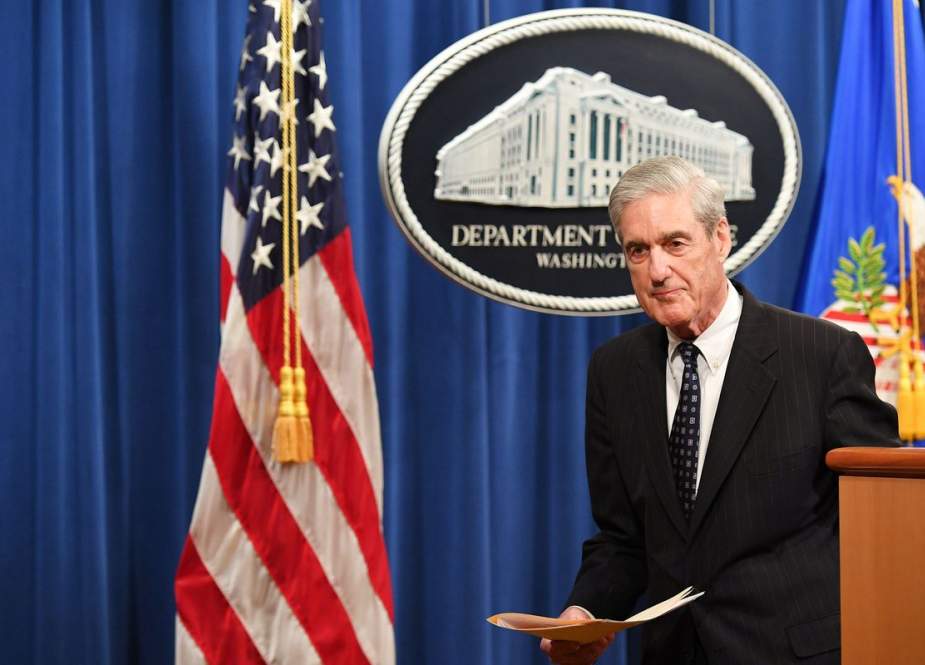 Special Counsel Robert Mueller makes a statement about the Russia investigation on May 29, 2019 at the Justice Department in Washington, DC. (AFP photo)