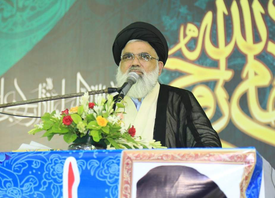 امام خمینی انبیاء کے نقش قدم پر چلتے ہوئے طاغوتی اور سرکش قوتوں کیساتھ ٹکرائے، علامہ جواد نقوی