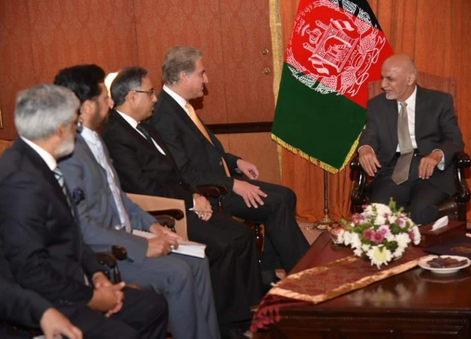شاہ محمود قریشی کی اسلام آباد میں افغان صدر اشرف غنی سے ملاقات