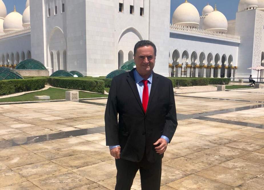 Zionist foreign minister Yisrael Katz in the UAE