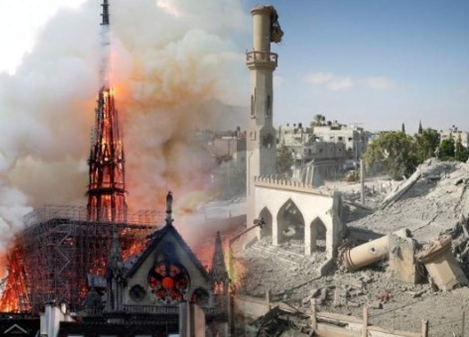 Notre Dame of Gaza: Our mosques and churches are also burning