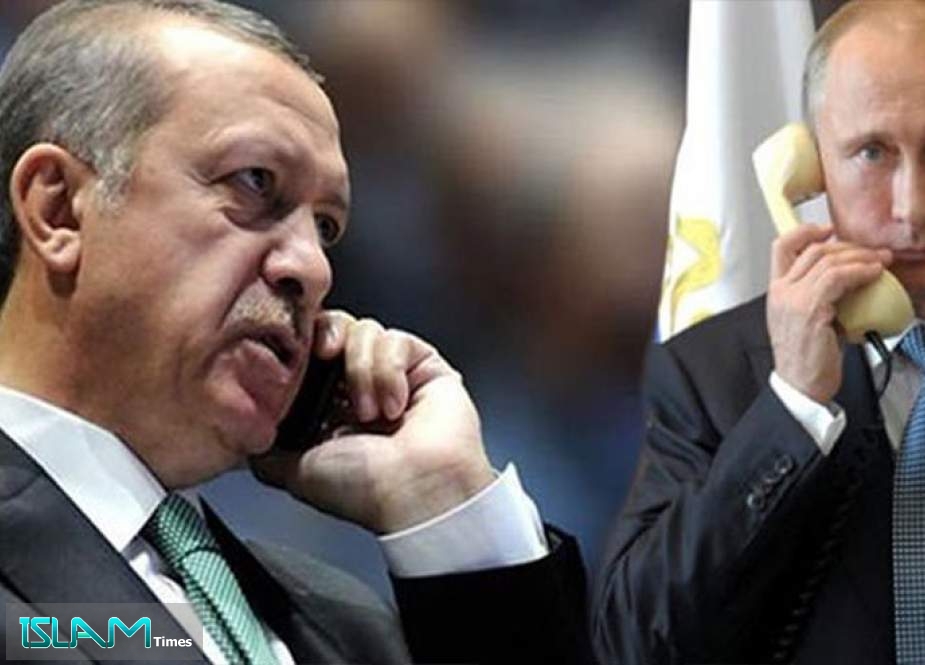 الشأن السوري محور اتصال هاتفي بين بوتين وأردوغان