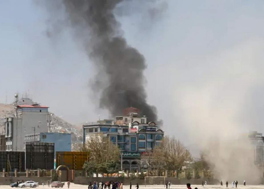 Taliban shells hit the market in the Khwaja Sabz Posh district of Faryab province.png