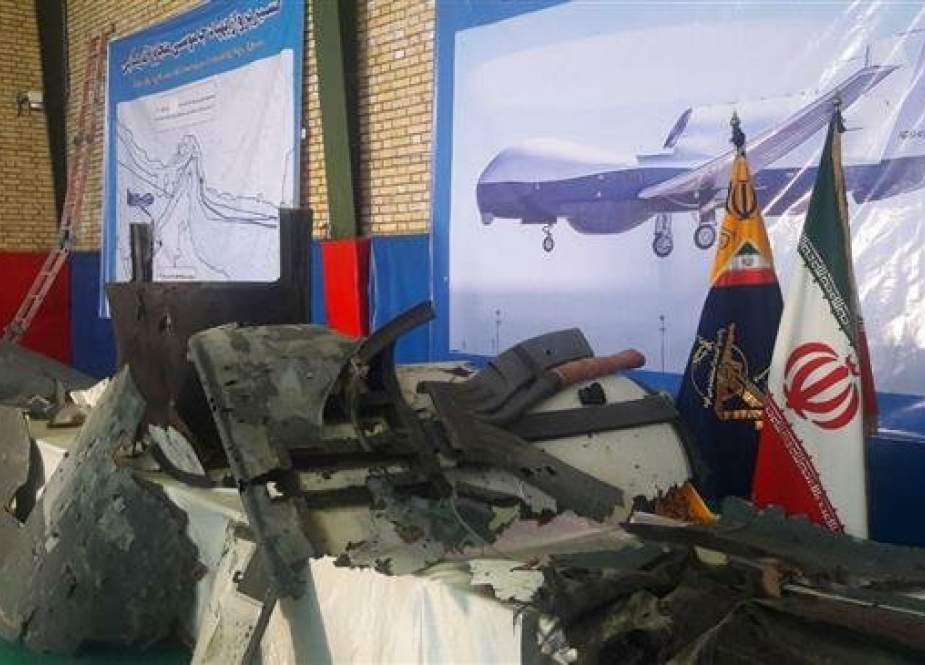 Wreckage of a US spy drone shot down by Iran’s Islamic Revolution Guards Corps (IRGC).jpg