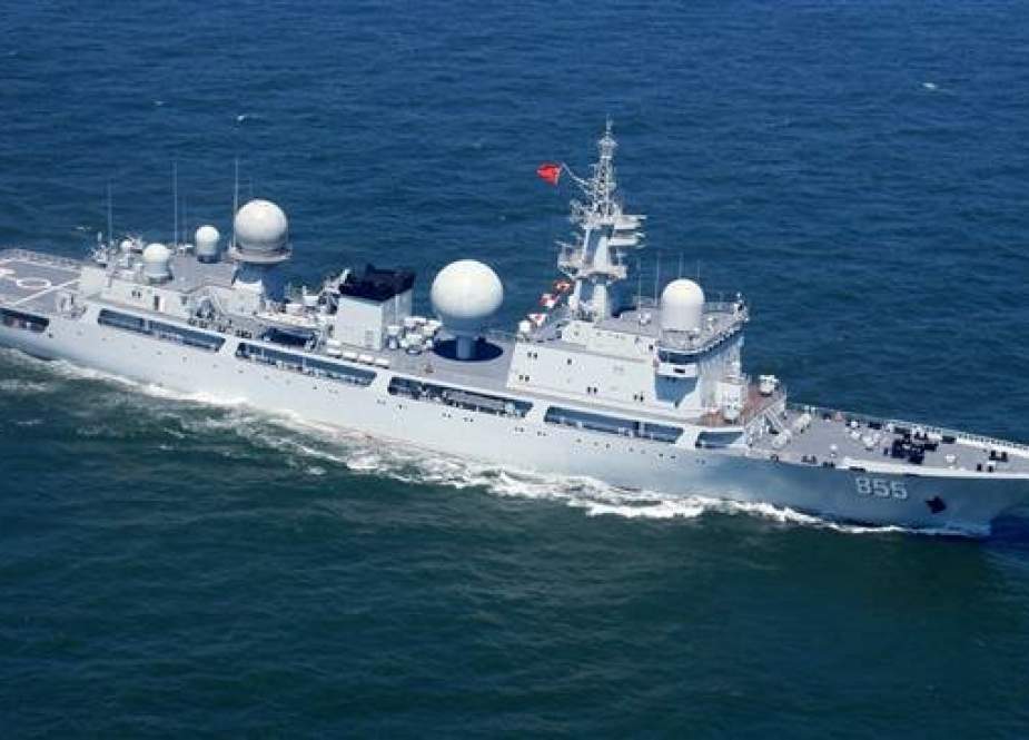 A Chinese Navy Type 815G ship is reportedly investigating on a the trilateral Malabar naval exercise between the navies of India, Japan and the US around the waters off the coast of Guam. (File photo)
