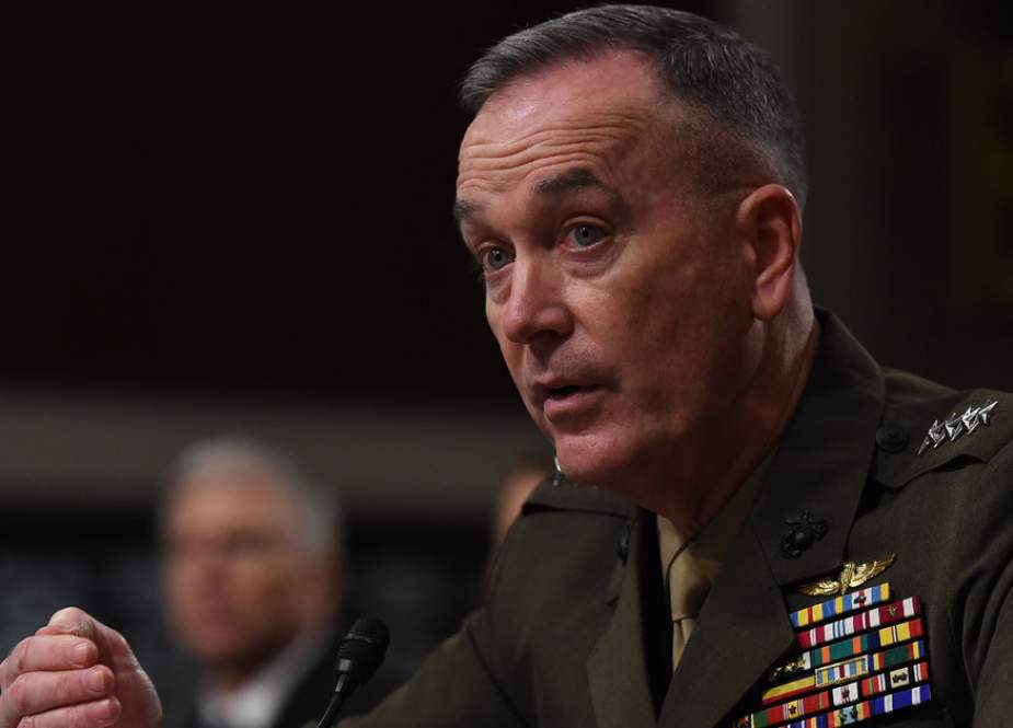 US Chairman of the Joint Chiefs Marine Corps General Joseph Dunford