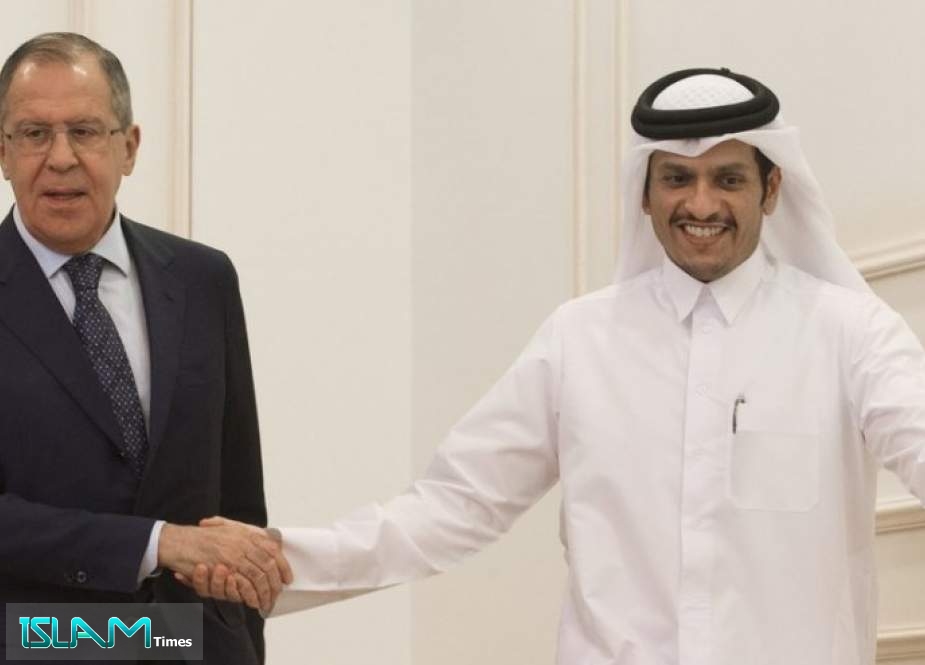 لافروف يبعث برسالة الى وزير خارجية قطر