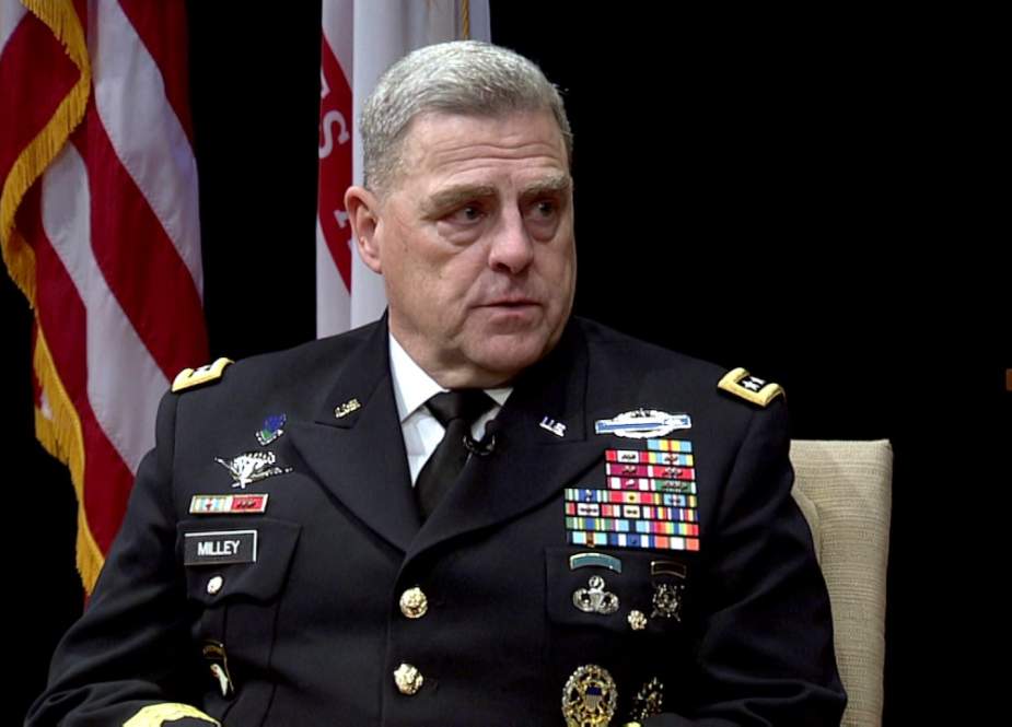 US Army Gen. Mark A. Milley testifies before the Senate Armed Services Committee on his nomination to be chairman of the Joint Chiefs of Staff, on Capitol Hill on July 11, 2019 in Washington, DC.