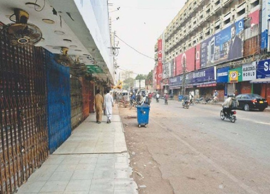کراچی میں تاجروں کی ہڑتال کے باعث مارکیٹیں بند