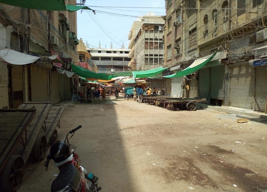 کراچی میں تاجروں کی ہڑتال کے باعث مارکیٹیں بند