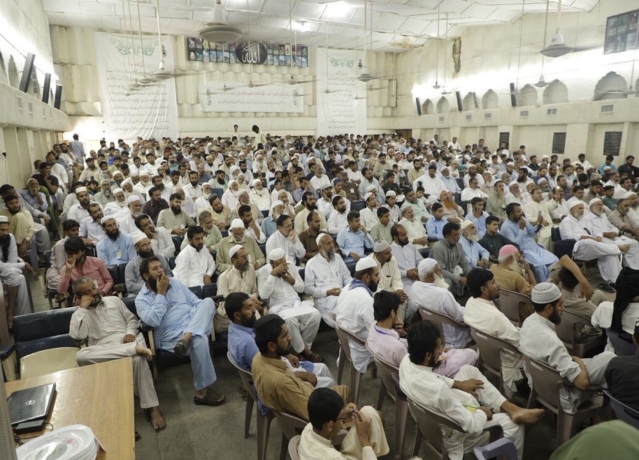 لاہور، منصورہ میں جماعت اسلامی کی تربیت گاہ کے اختتامی سیشن کی تصاویر