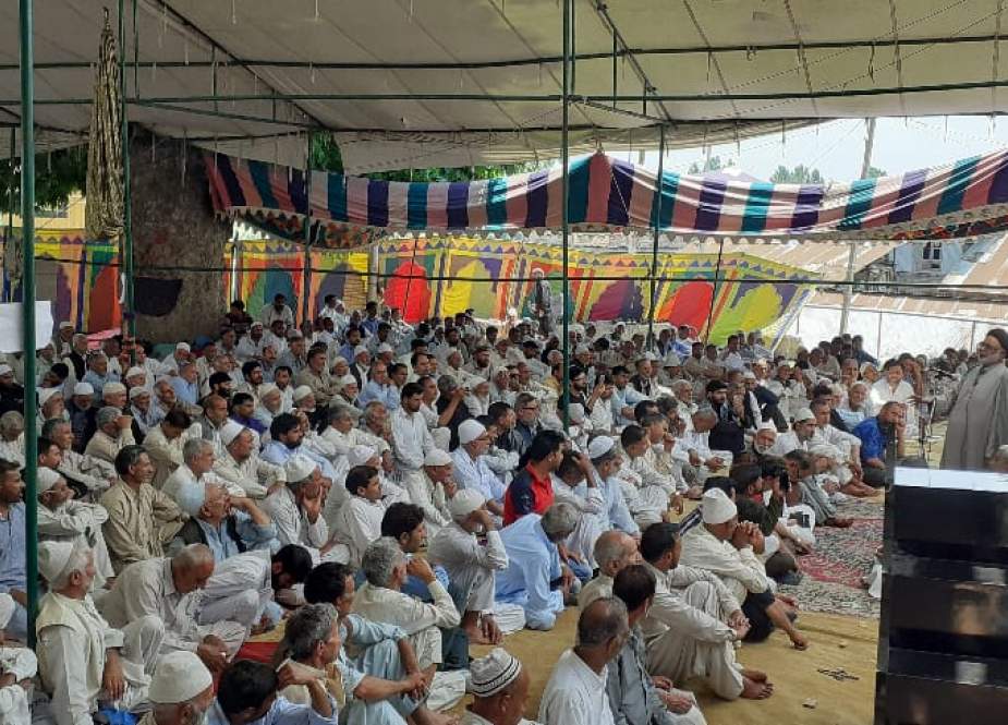 مقبوضہ کشمیر میں انجمن شرعی شیعیان کے زیر اہتمام مجلس حسینی (ع) منعقد