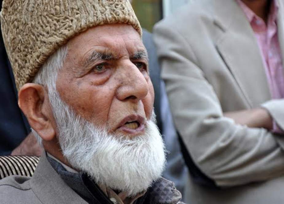 کشمیر گذشتہ 7 دہائیوں سے خاک و خون میں غلطاں ہے، سید علی شاہ گیلانی