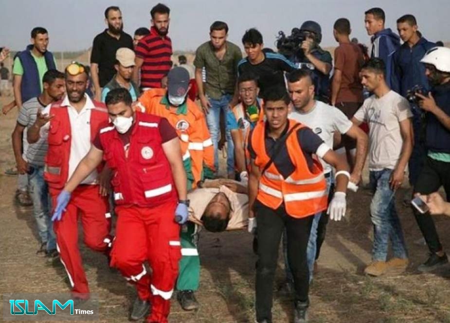 97 إصابة في قمع الاحتلال المظاهرات شرقي غزة