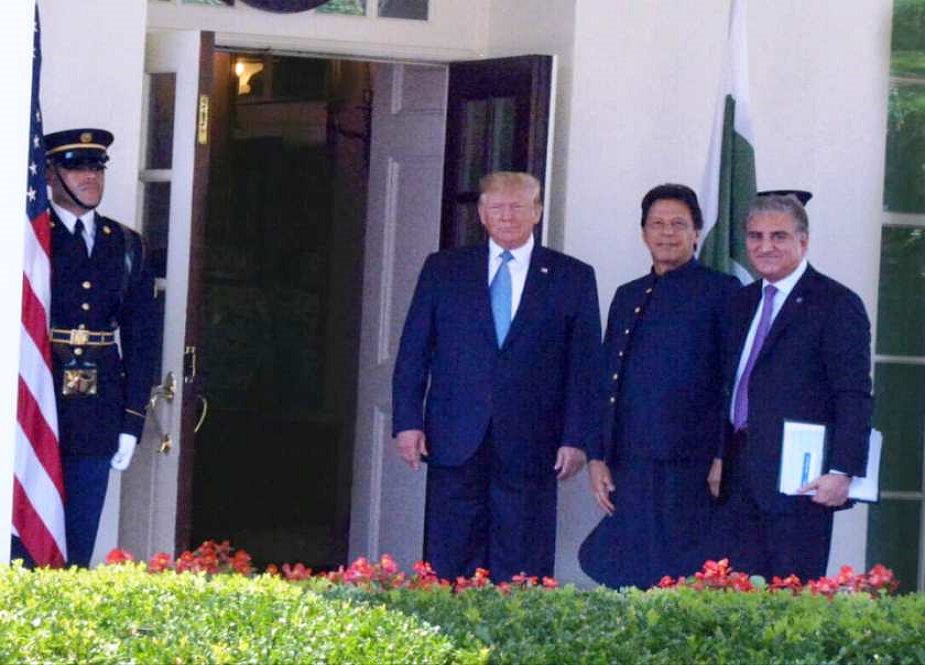 وزیراعظم عمران خان کی وائٹ ہاوس میں ڈونلڈٹرمپ سے ون آن ون ملاقات
