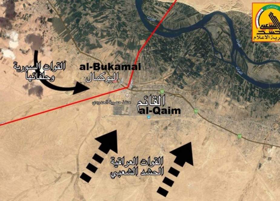 Peta penyeberangan al-Qaim