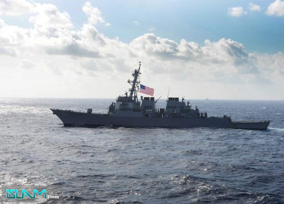 US Navy warship ‘passes through Taiwan Strait’