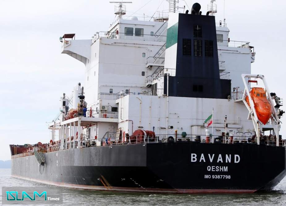 Iranian vessel Bavand is seen near the port of Paranagua