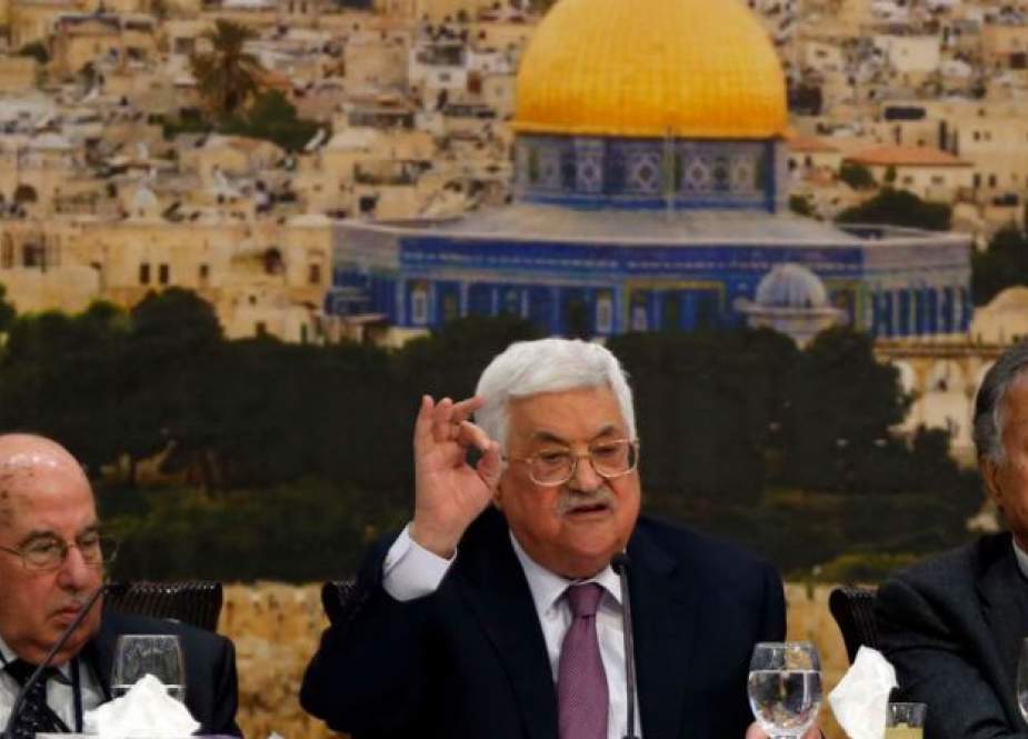 PA Chief during a meeting in Ramallah of the Palestinian Central Council.jpg