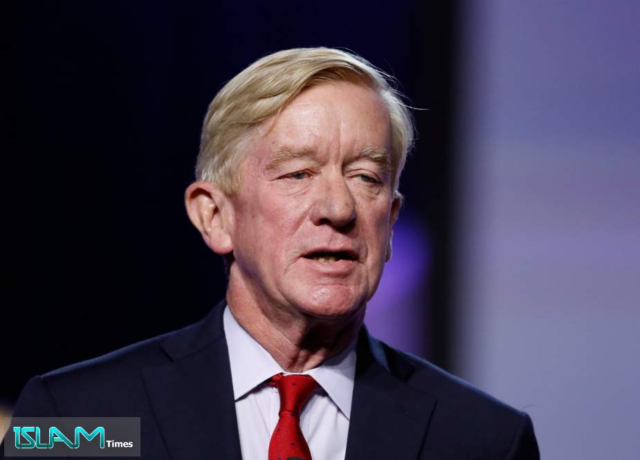 Republican US presidential candidate Bill Weld addresses the NAACP convention in Detroit, Michigan on Wednesday, July 24, 2019.