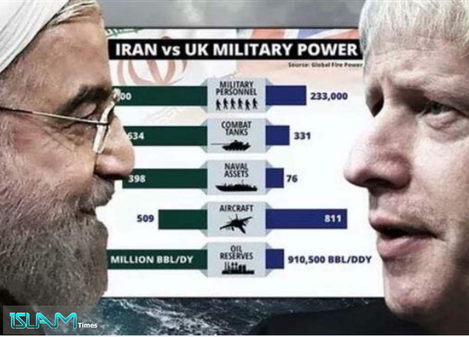 A UK daily has warned that Iranian military strength may overpower that of British forces. (Photo via Daily Express)