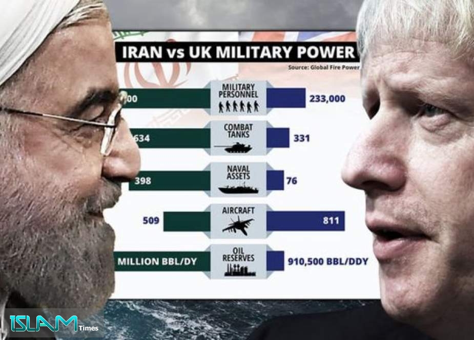 A UK daily has warned that Iranian military strength may overpower that of British forces.