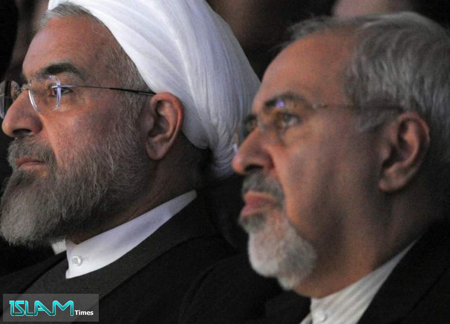 Iranian President Hassan Rouhani and Foreign Minister Mohammad Javad Zarif