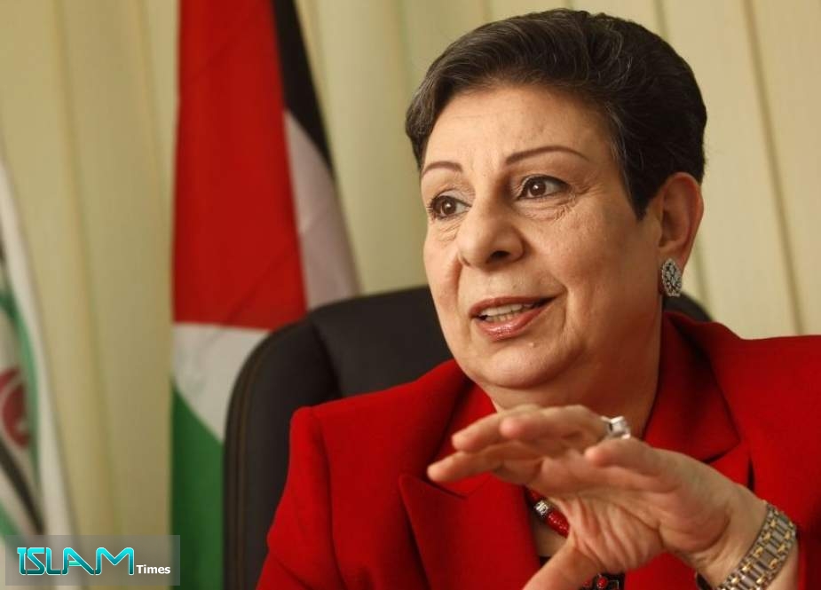 Hanan Ashrawi, a member of the executive committee of the Palestine Liberation Organization (PLO)