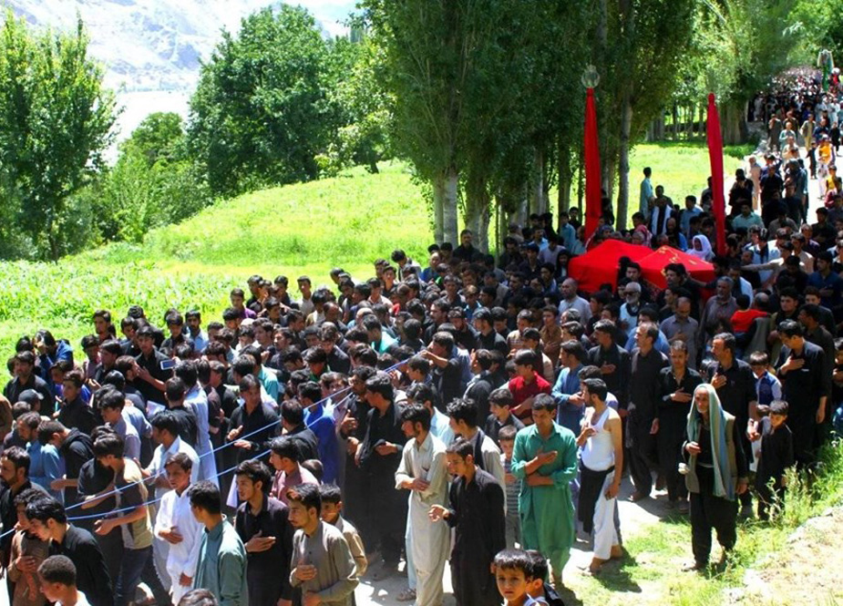بلتستان کے ضلع کھرمنگ میں اسد عاشورا عقیدت و احترام کے ساتھ منایا گیا