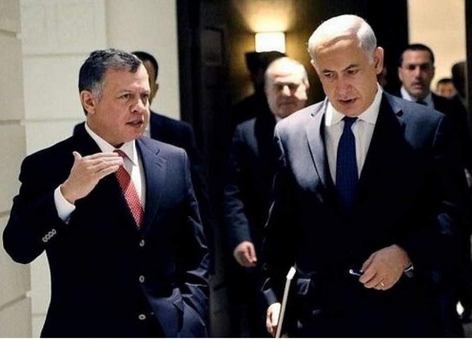 پادشاه اردن درخواست دیدار نتانیاهو را نپذیرفت