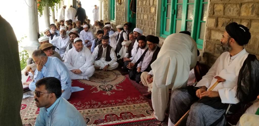 تحریک حسینی کیجانب سے منعقدہ برسی میں شہید کے علاقائی پروانوں کے علاوہ ملک بھر سے انکے متوالوں نے شرکت کی