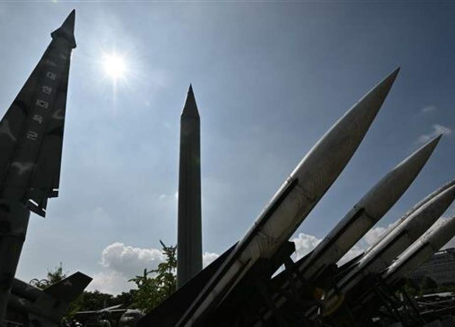 North Korean Scud-B missile and South Korea