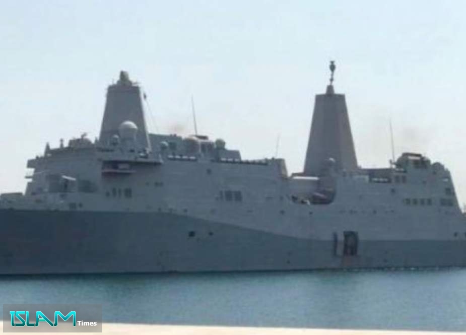 قطر.. وصول سفينة حربية أمريكية إلى ميناء حمد
