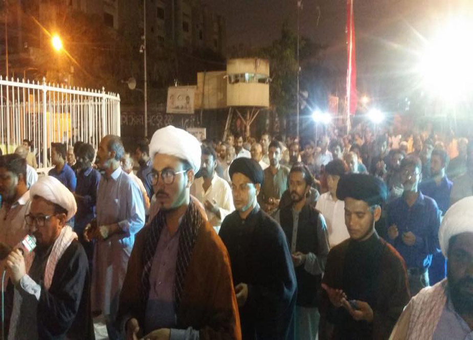 کراچی میں ایم ڈبلیو ایم کے تحت علامہ عارف حسین الحسینی کی برسی پر دعائیہ اجتماع و مجلس ترحیم