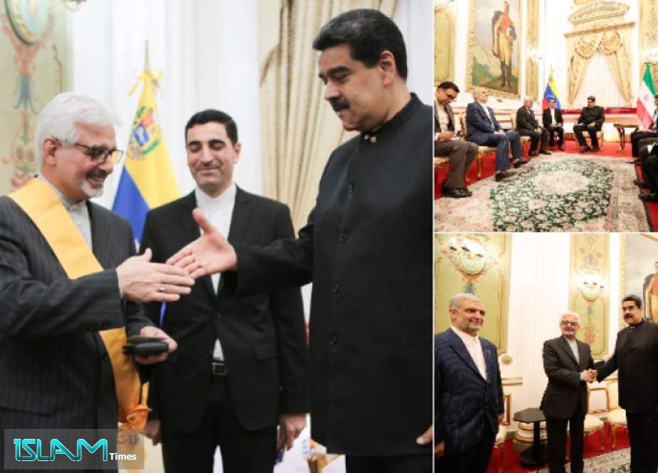 مادورو يمنح سفير إيران وساما رفيعاً