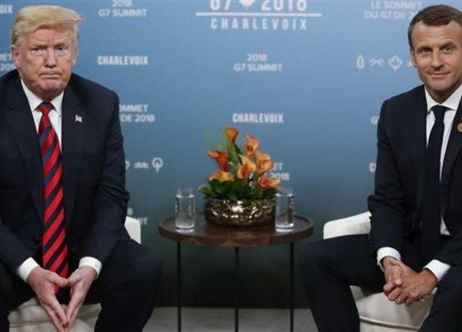 US President Donald Trump with France