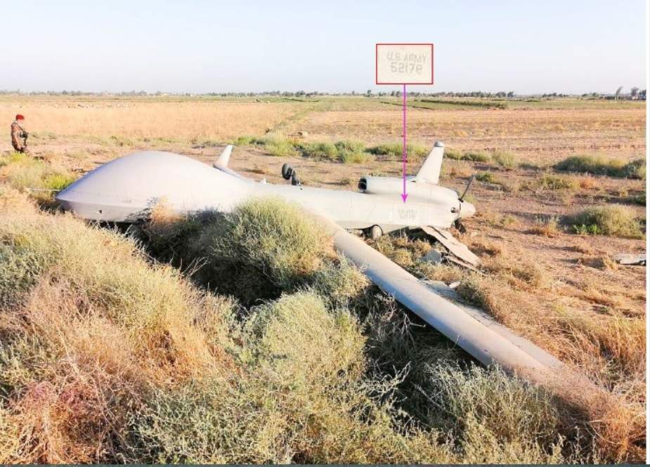 امریکہ کے جاسوس ڈرون کا بغداد کے شمال مغرب میں کریش